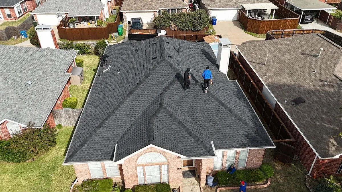 Slate & Tile Roof Repair work in progress on a Elizabeth City property
